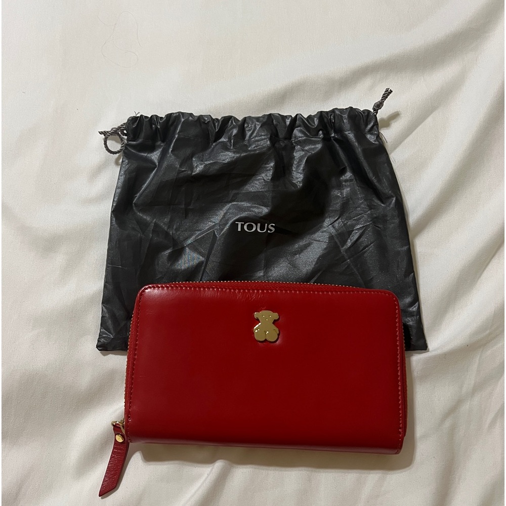 New Tous Red Wallet 100% Authentic